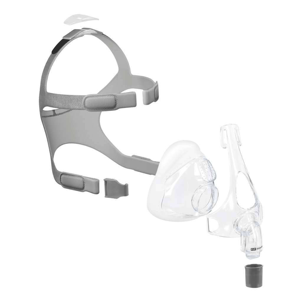 Máscara facial completa Simplus con casco
