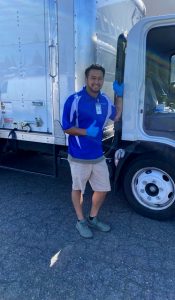 Smiling Tech side of HOC Truck - Saravy